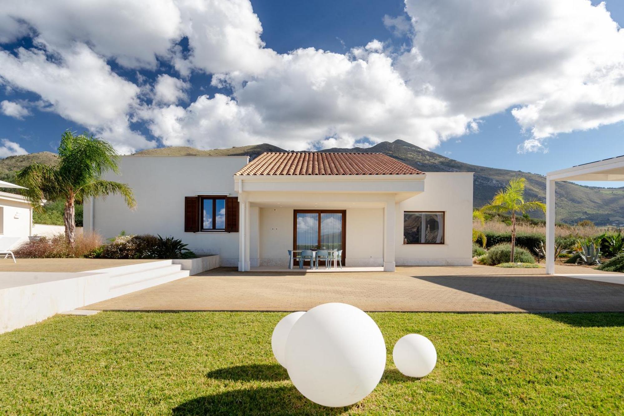 Villa Etesiae Кастелламмаре-дель-Голфо Экстерьер фото