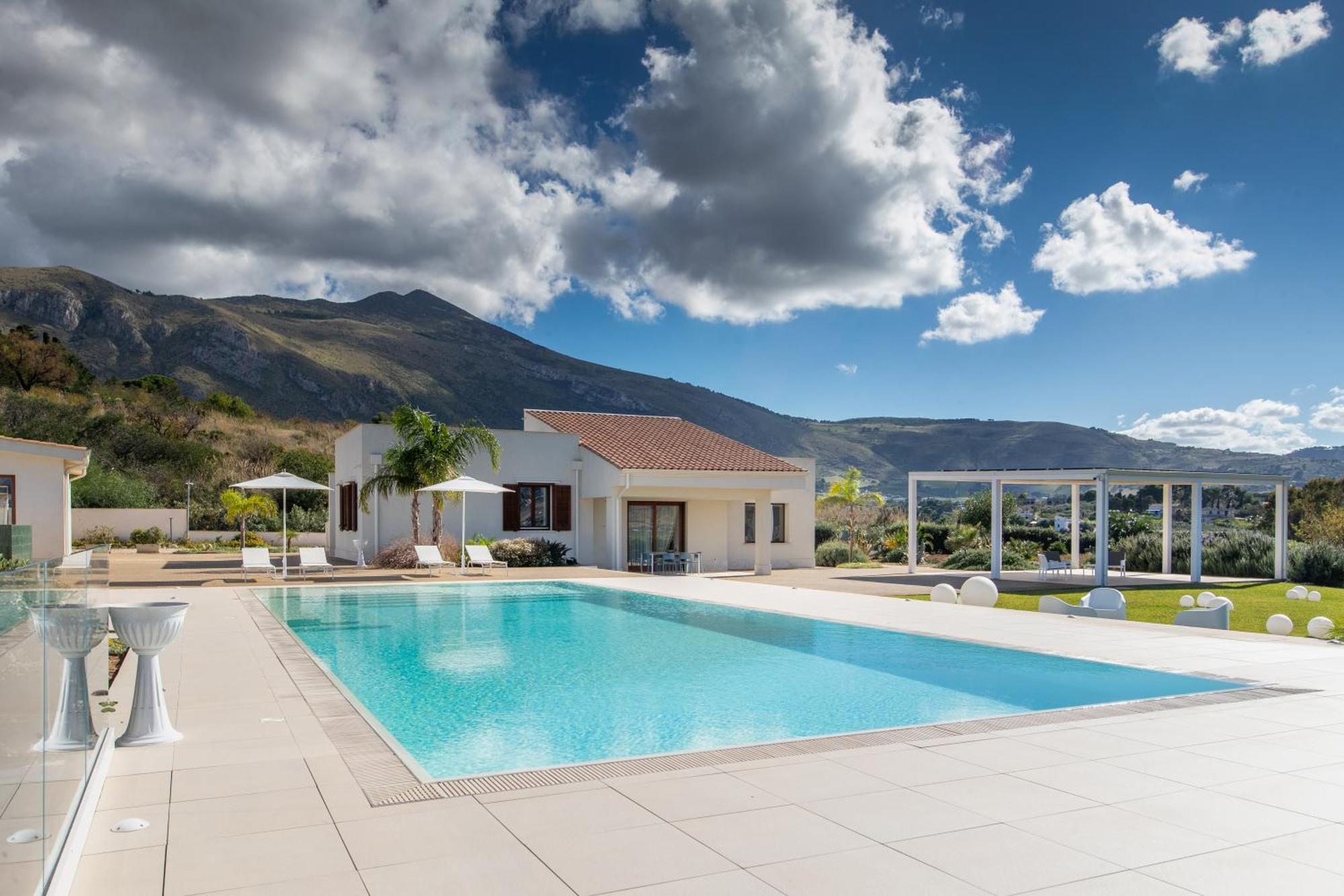 Villa Etesiae Кастелламмаре-дель-Голфо Экстерьер фото